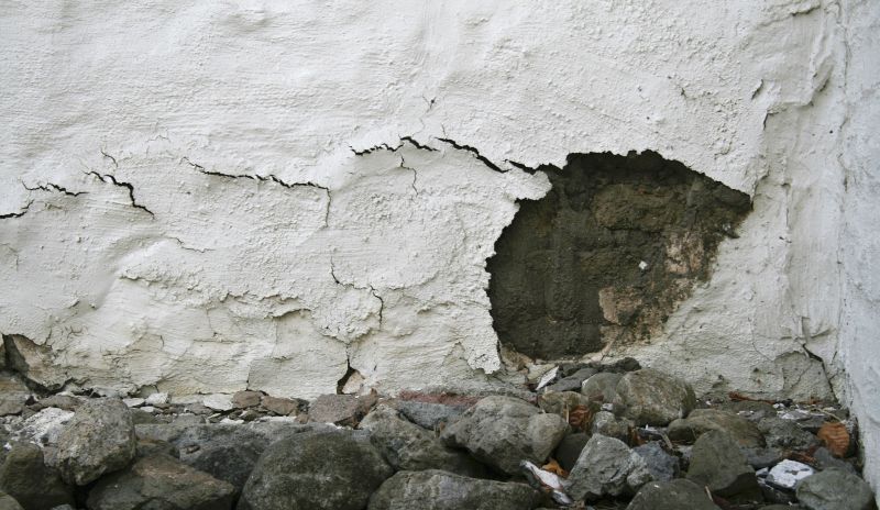 Exterior Stucco Repair detail